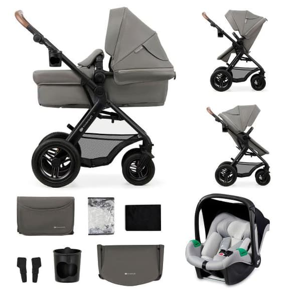 Універсальна коляска 3 в 1 Kinderkraft Moov 2 Air Light Gray (KSMOOV02LGR3000)