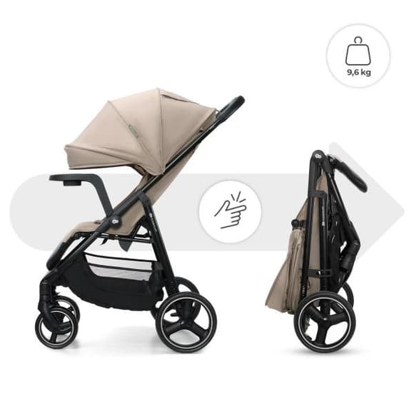 Прогулянкова коляска Kinderkraft Trig 3 Tray Beige (KSTRIG03BEG000T)
