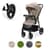 Прогулянкова коляска Kinderkraft Trig 3 Tray Beige (KSTRIG03BEG000T)
