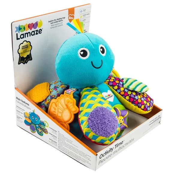 М'яка іграшка Lamaze Восьминіг із прорізувачем (L27206)