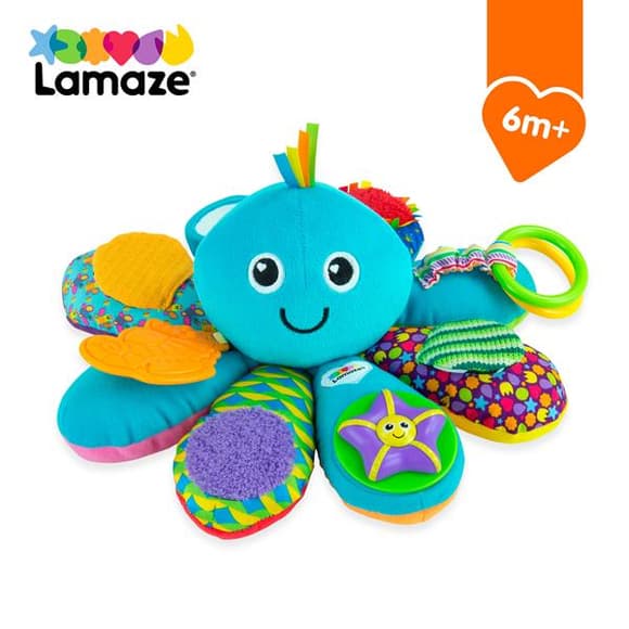 М'яка іграшка Lamaze Восьминіг із прорізувачем (L27206)
