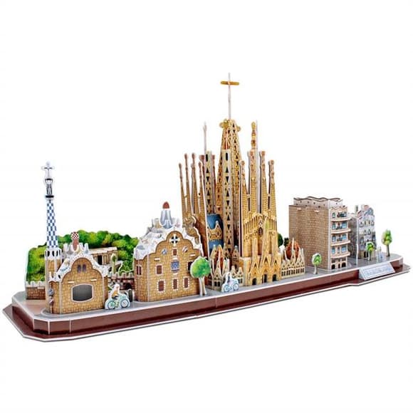 3D пазл CubicFun City Line Барселона (MC256h)