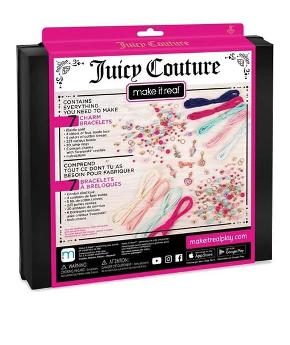 Набір для створення шарм-браслетів Make It Real Juicy Couture Сонячне сяйво 259 ел. (MR4409)