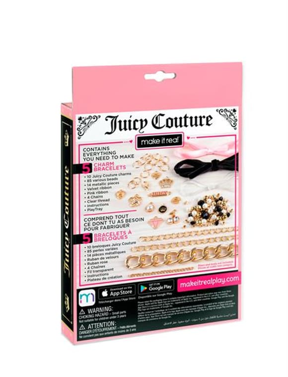 Набір для створення шарм-браслетів Make it Real Juicy Couture Королівський шарм 117 ел. (MR4431)