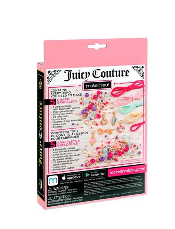 Набір для створення шарм-браслетів Make it Real Juicy Couture Сонячне сяйво 189 ел. (MR4433)