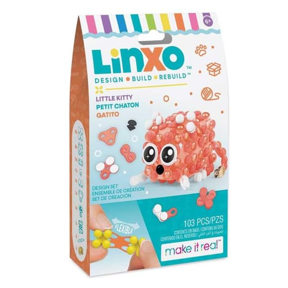 Make it Real.Linxo: Набір для створення брелоків-трансформерів "Звірята" - Кошеня (MR6101-2)