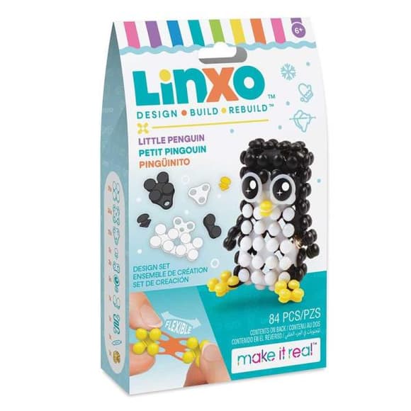 Make it Real.Linxo: Набор для создания брелок-трансформеров "Зверята" - Пингвин (MR6101-3)