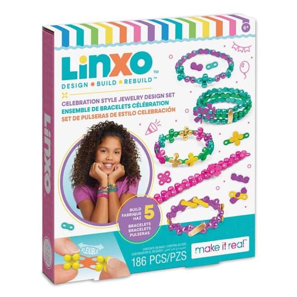 Набір для створення браслетів Make it Real Linxo Прикраси Вечірка (MR6110-2)