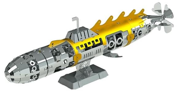 Колекційна модель-конструктор Metal Time Elusive Nautilus Підводний човен механічний (MT045)
