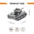 Колекційна модель-конструктор Metal Time World of Tanks та нк M4 Sherman (MT070)