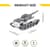 Колекційна модель-конструктор Metal Time Танк T-34/85 (MT071)