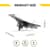 Колекційна модель-конструктор Metal Time Supersonic Legend Concorde Airplane Літак Конкорд (MT078)