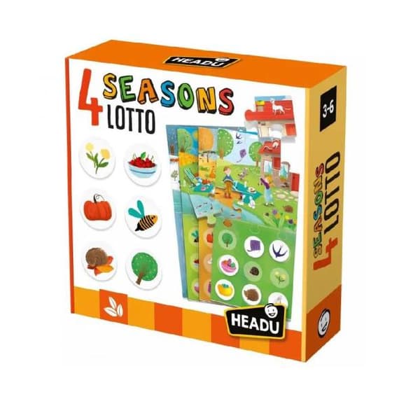Розвивальний пазл Headu Лото 4 сезони (MU53672)