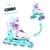 Ролики Neon Combo LED розмір 30-33 бірюзовий (NT09T4)