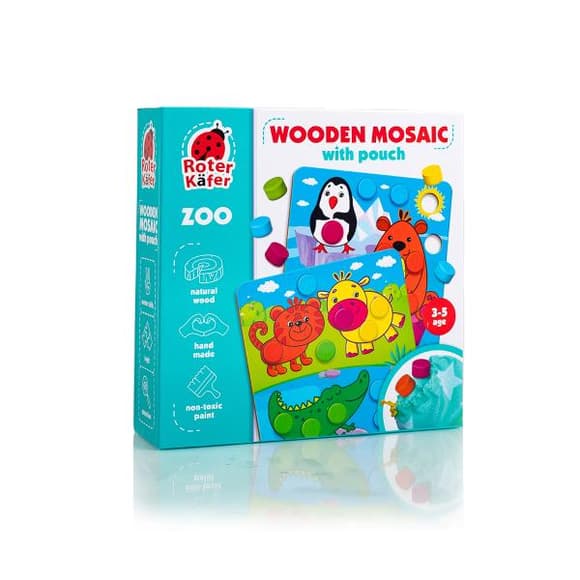 Дерев'яна мозаїка Roter Kafer Зоопарк (RW4004)