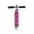 Самокат двоколісний Micro Sprite LED до 100 кг складаний фіолетовий зі смугами (SA0219)