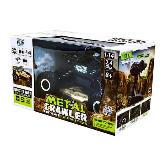 Машинка на радиоуправлении Sulong Toys Off-Road Crawler Конец дорожки матовый черный 1:14 (SL-121RHMBl)