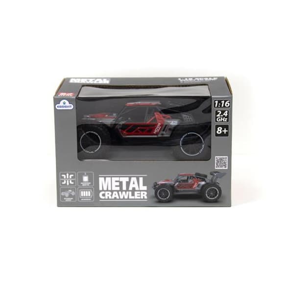 Машинка на радиоуправлении Sulong Toys Metal Crawler Nova серо-красный 1:16 (SL-231RHGR)