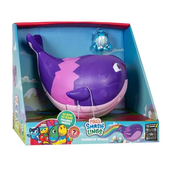 Ігровий набір Pinata Smashlings Райдужний кит 4 фігурки та аксесуари (SL9003)