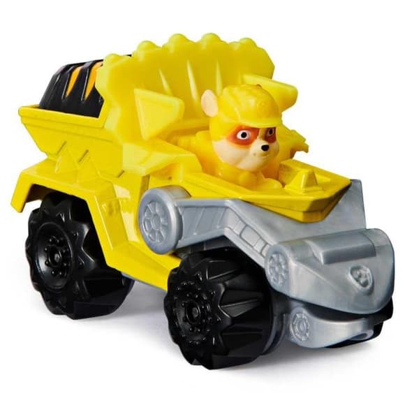 Щенячий патруль: Крепыш и металлический коллекционный спасательный автомобиль Die Cast (серия Дино-миссия) (SM16782-41)