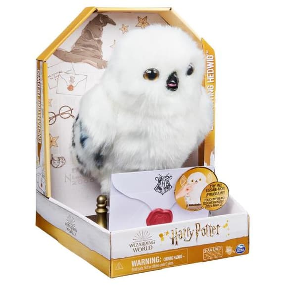 Інтерактивна іграшка Wizarding World Сова Гедвіґа 30 см зі звуками (SM22001)