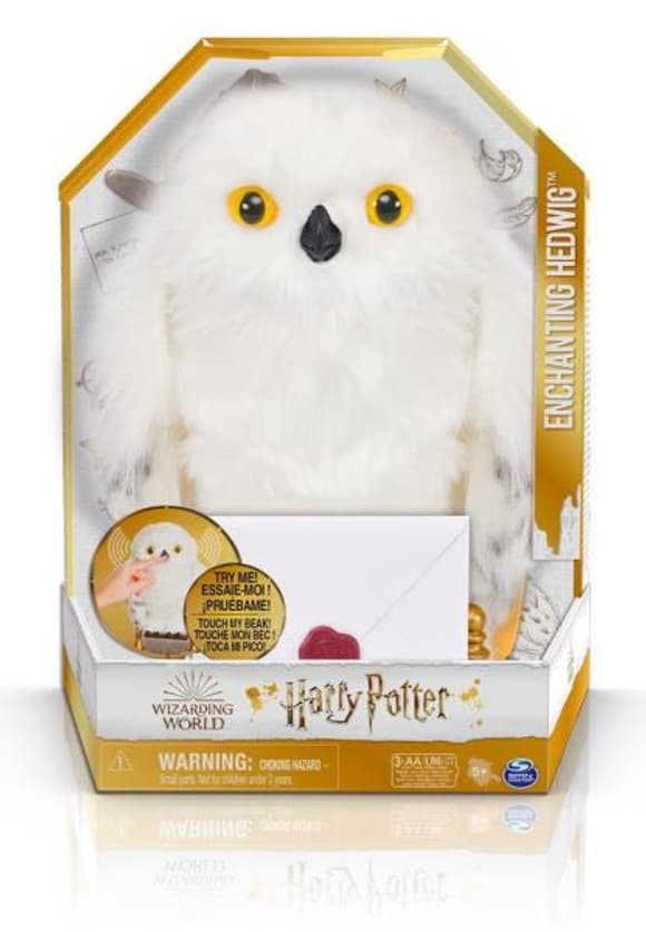 Інтерактивна іграшка Wizarding World Сова Гедвіґа 30 см зі звуками (SM22001)