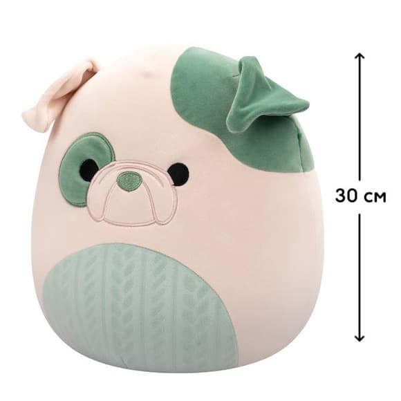 М'яка іграшка Squishmallows Бульдог Августін 30 см (SQCR06691)