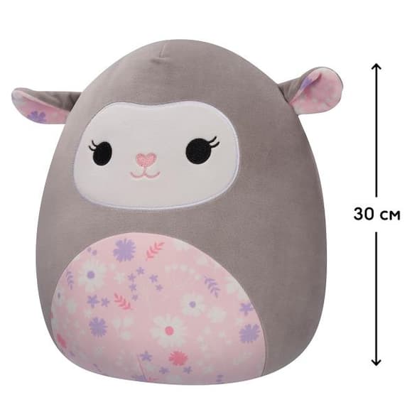 М'яка іграшка Squishmallows Сіре ягня 30 см (SQER00912)