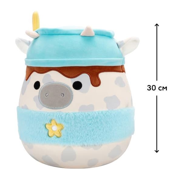 М'яка іграшка Squishmallows Корівка 30 см (SQER01263)