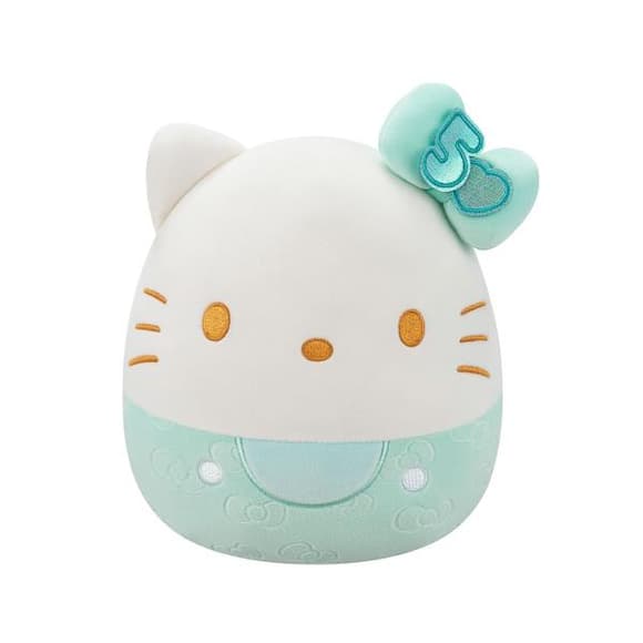 М'яка іграшка Squishmallows Hello Kitty у смарагдовому 20 см (SQSN00498)