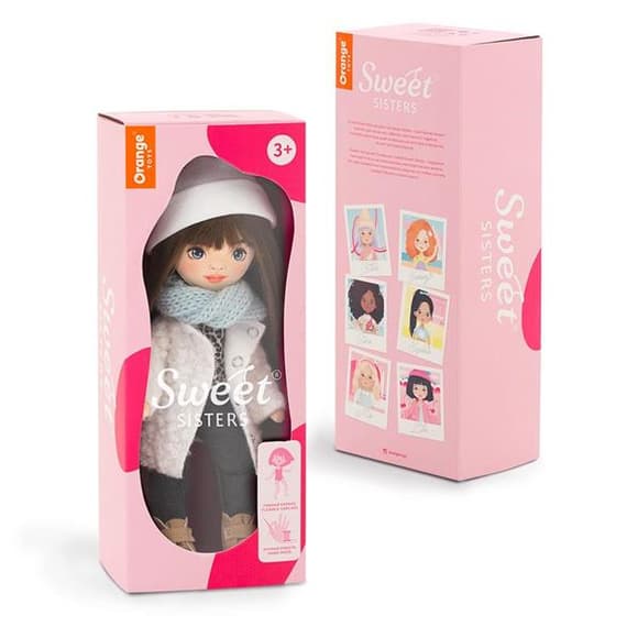 Лялька Orange Sweet sisters Софі у білому хутряному пальті (SS03-09)