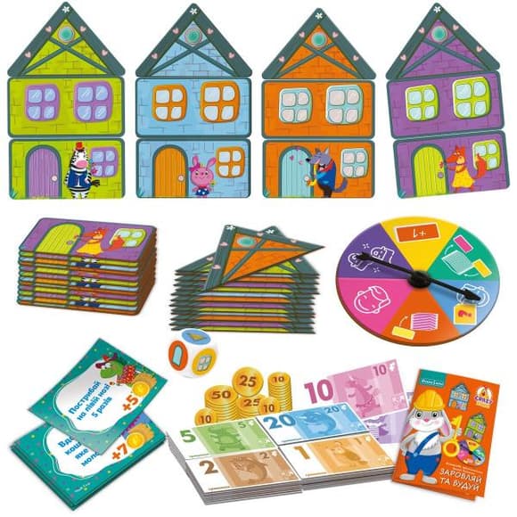 Настільна гра Vladi Toys Заробляй та будуй (VT2312-04)