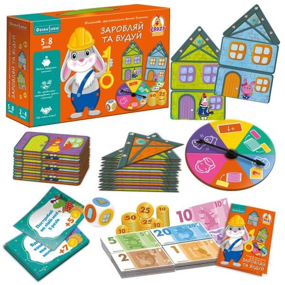 Настільна гра Vladi Toys Заробляй та будуй (VT2312-04)