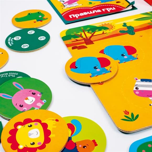 Настольная игра Fisher Price Лото Зверята (VT2910-01)