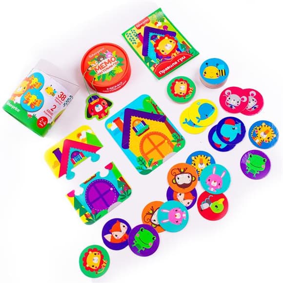 Настільна гра Fisher Price Мемо Звірятка (VT2910-04)