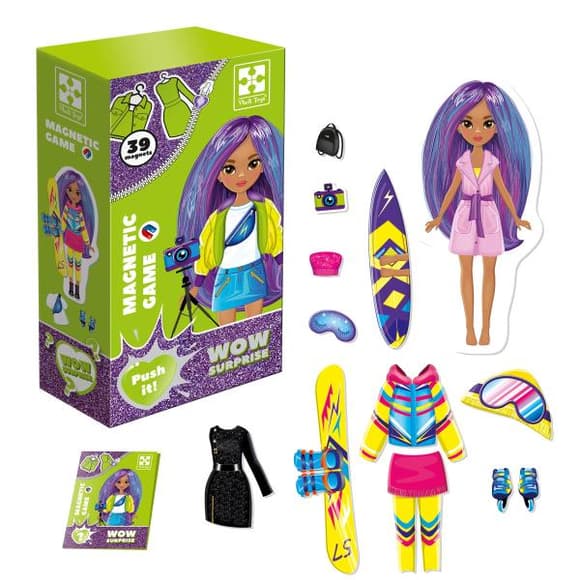 Магнітна гра Vladi Toys Одягни мандрівницю (VT3210-15)