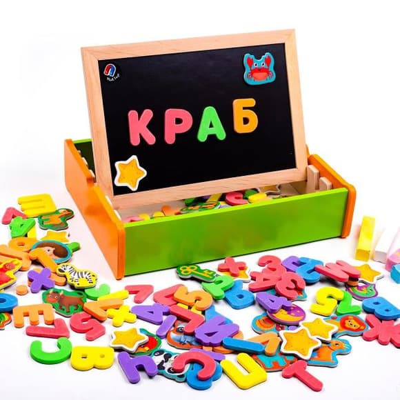 Навчальний набір Vladi Toys 2 в 1 Абетка та математика (VT5411-17