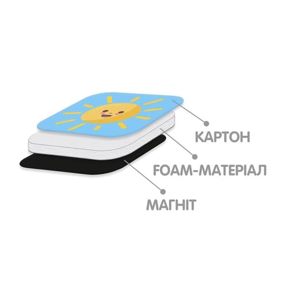 Магнитный календарь Vladi Toys на украинском (VT5555-04)