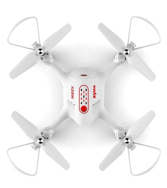 Квадрокоптер Syma з 2,4 ГГц керуванням та FPV-камерою 21 cм білий (X23W)
