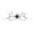 Квадрокоптер Syma з 2,4 ГГц керуванням та FPV-камерою 21 cм білий (X23W)
