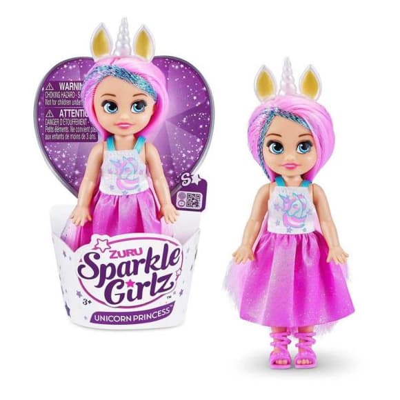 Sparkle Girls Кукла Радужный единорог Руби (12 см) (Z10094-2)