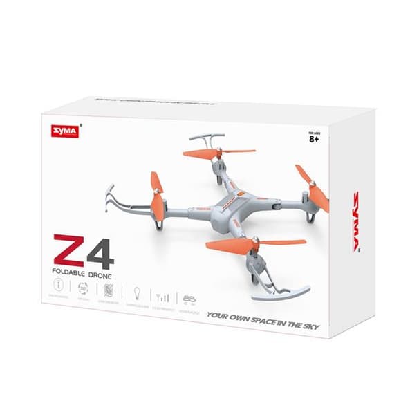 Квадрокоптер на радіокеруванні Syma Z4, 24 ГГц зі складною конструкцією 30 см (Z4)