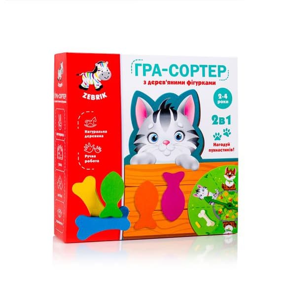 Гра-сортер Vladi Toys Нагодуй пухнастиків (ZB2002-07)
