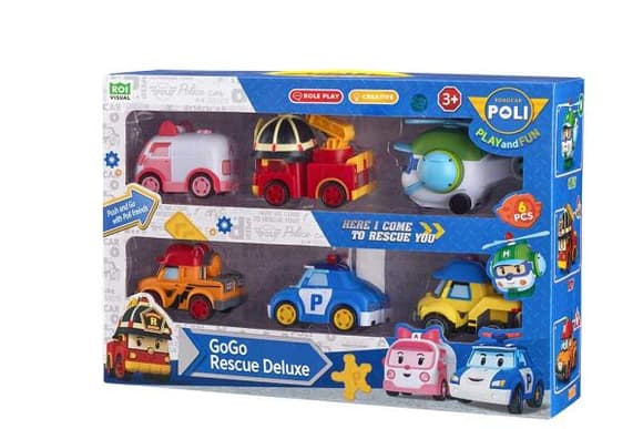 Ігровий набір Robocar Poli GoGo Рятівники делюкс 6 в 1 (ZR-914)